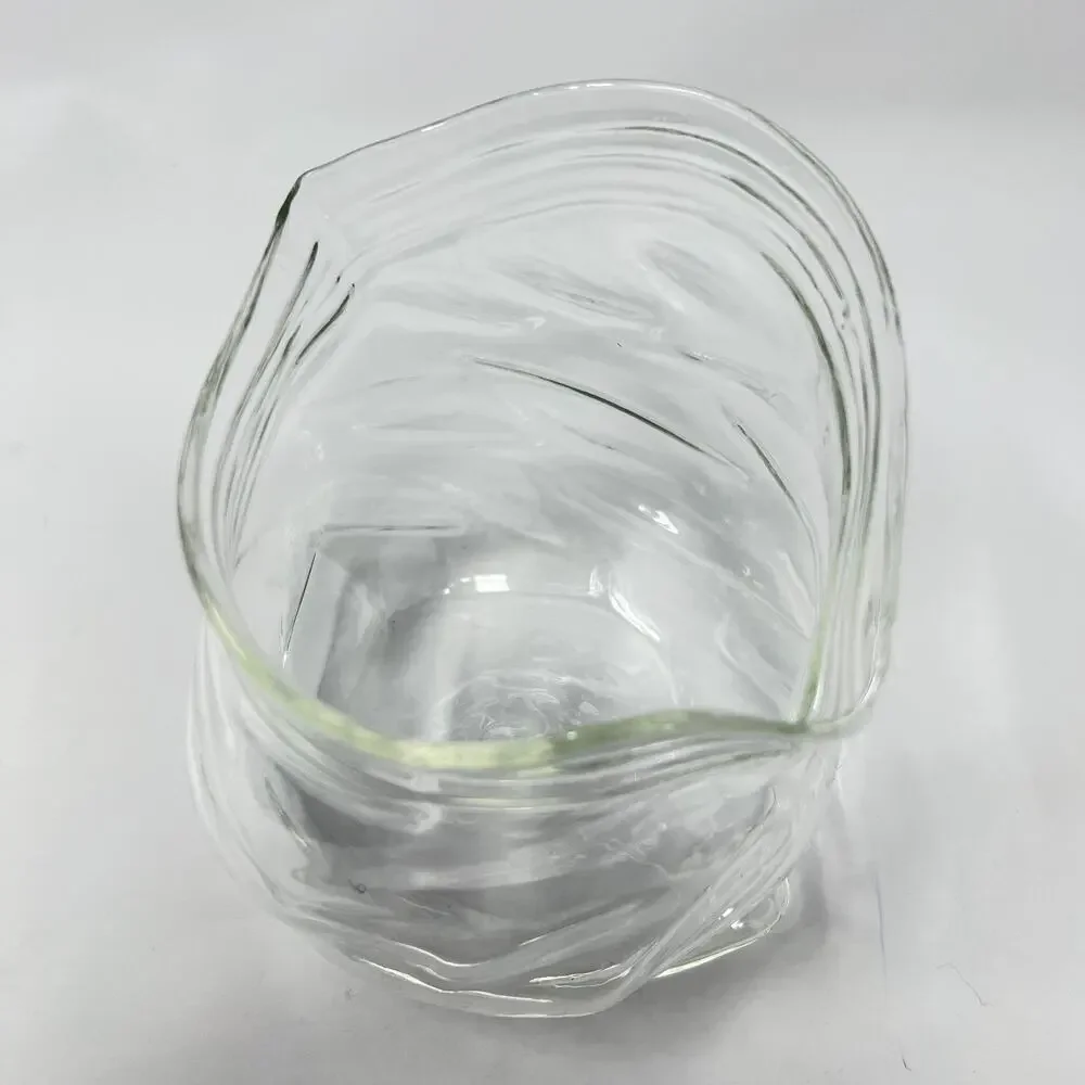 Genuine Fred UNZIPPED Baggie Original Art Glass Zipper Bag Hand Blown Candy Gift